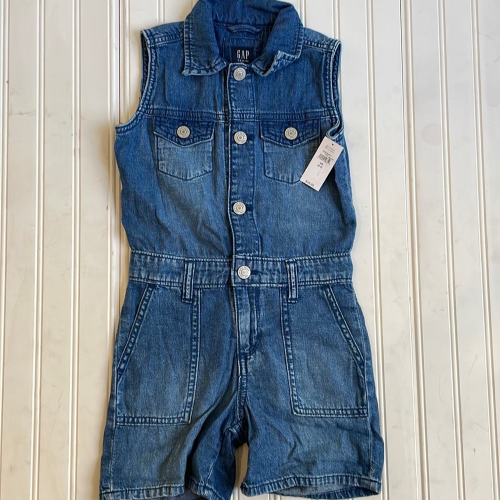 Gap denim jumpsuit